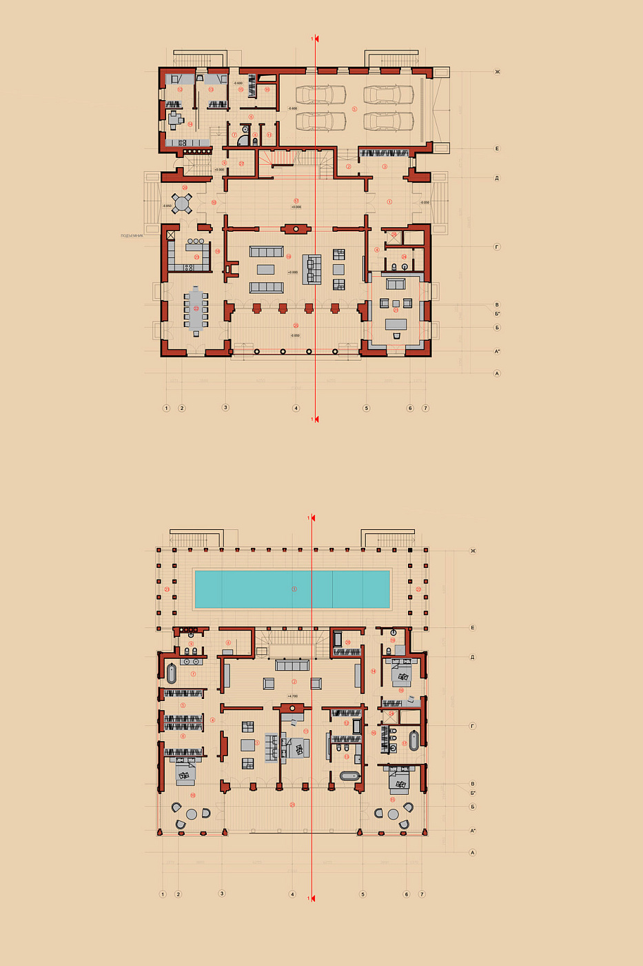 Country House in Zhukovka