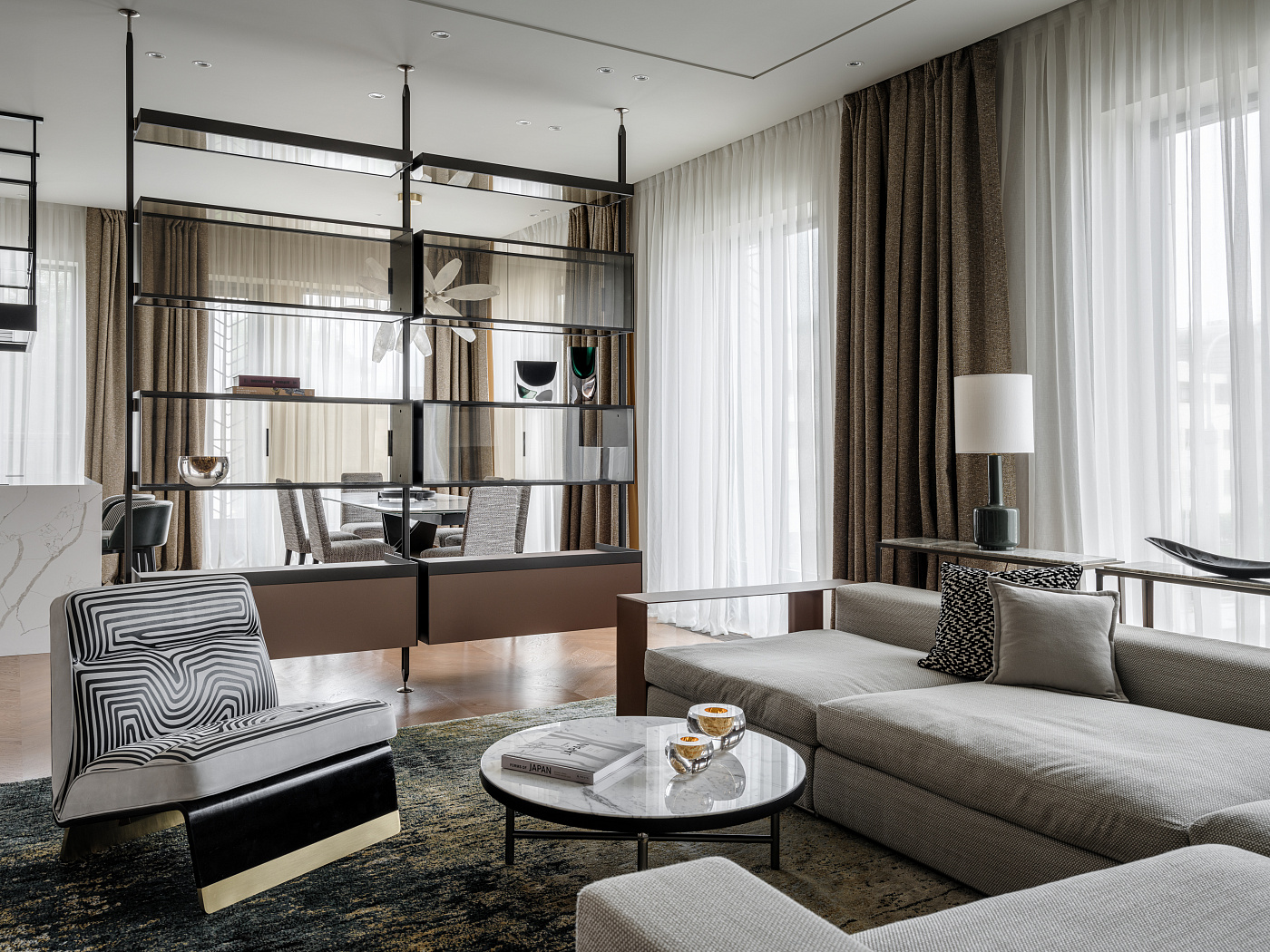 TWO-LEVEL APARTMENT ON BOLSHAYA ANDRONYEVSKAYA STREET